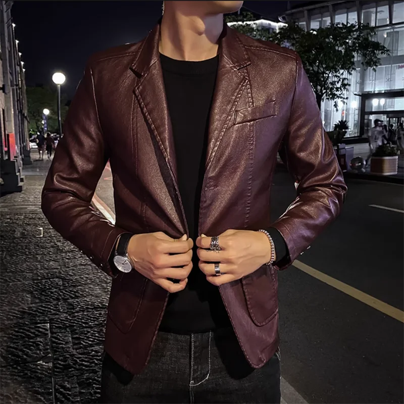 Rasmus™ Urban – Blazer Slim-Fit din Piele Ecologică (mai multe culori)