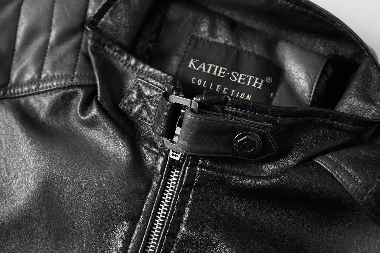 Tobias – Jachetă de Motocicletă Bărbați din Piele Roșu-Maro cu Patch-uri