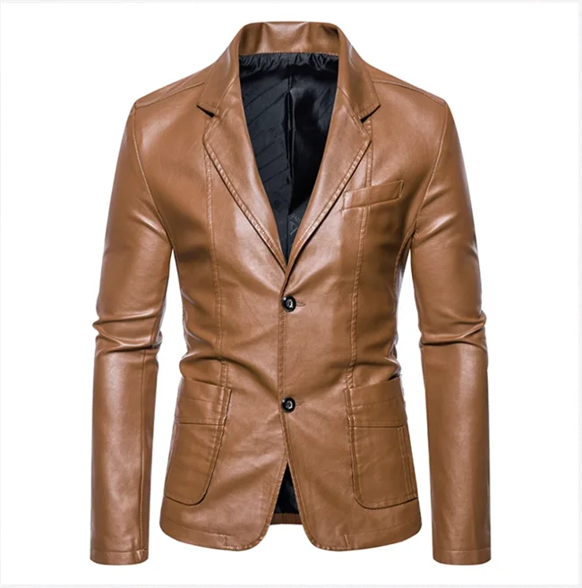 Rasmus™ Urban – Blazer Slim-Fit din Piele Ecologică (mai multe culori)