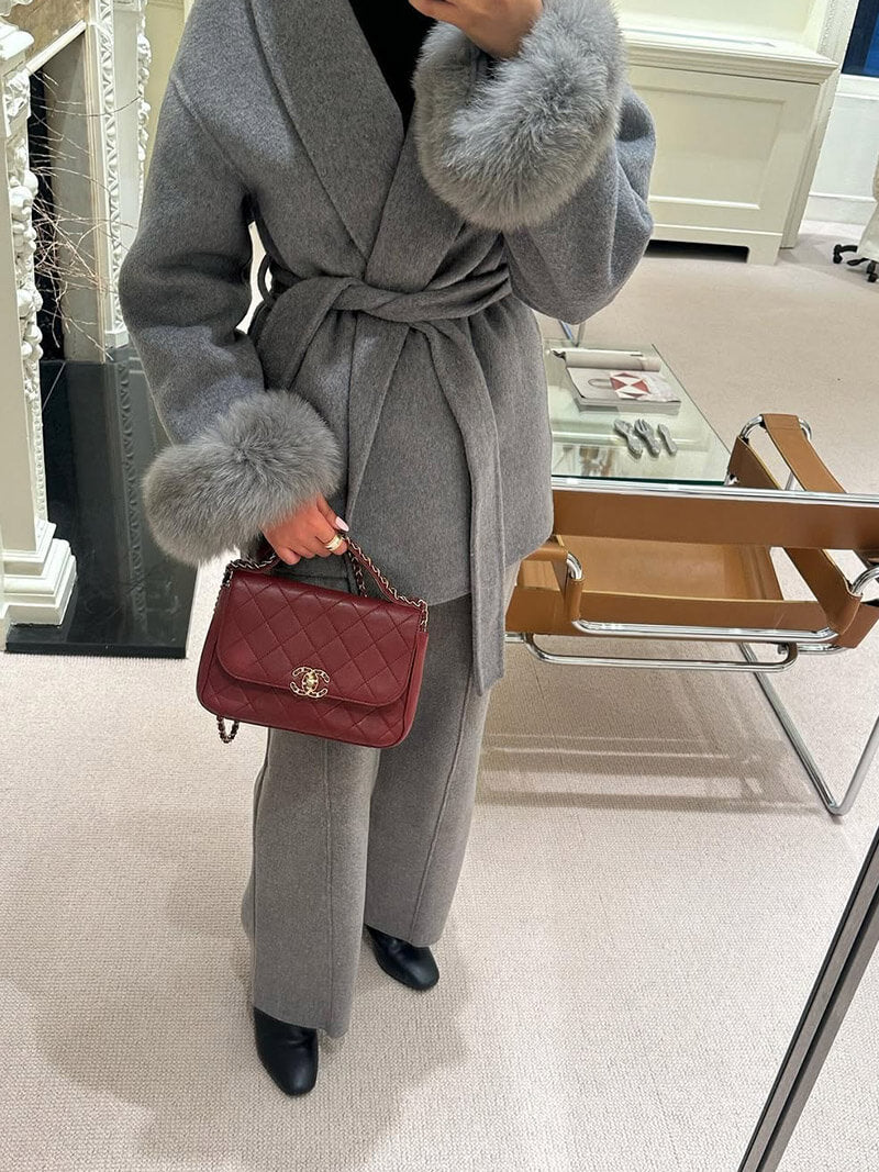 Grace – Palton de Damă Elegant din Blană Sintetică