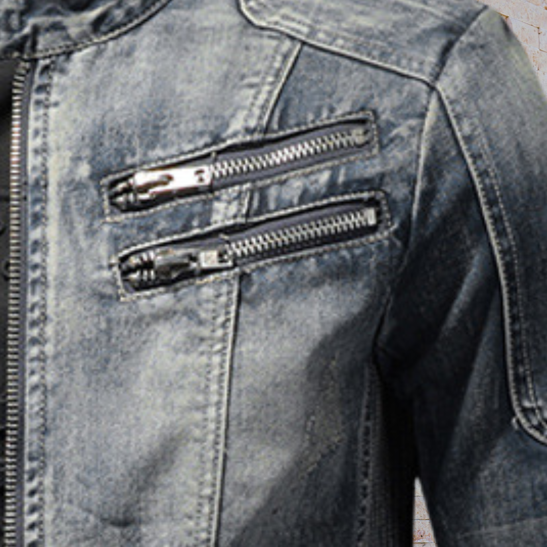 Jason | Jachetă elegantă și rezistentă cu guler înalt