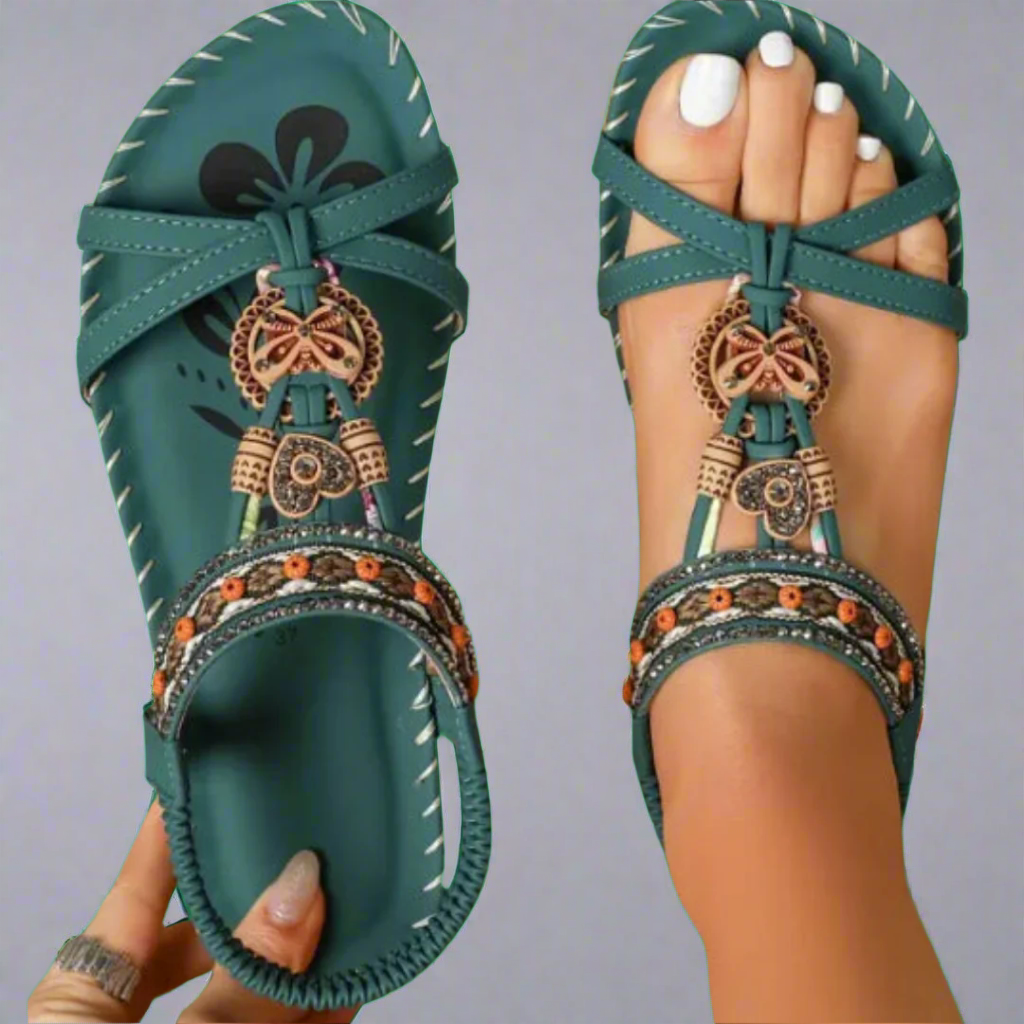 Corinna | Sandale de vară handmade din materiale premium