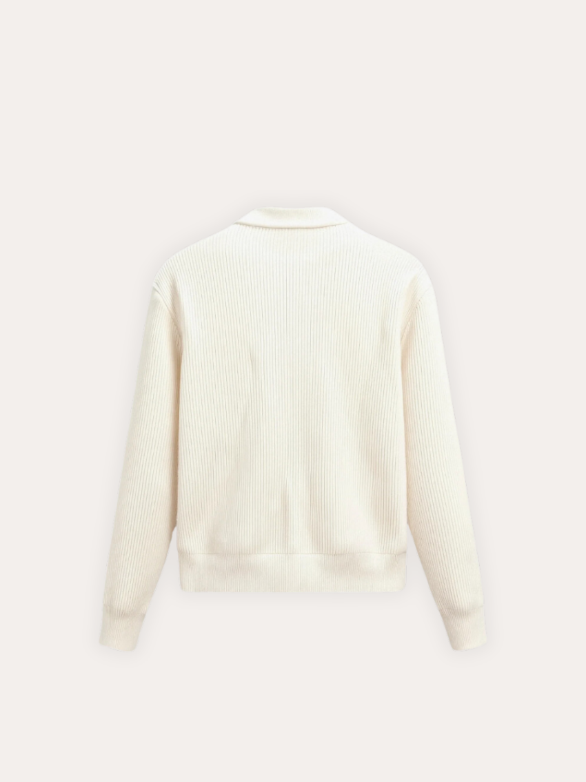 Grand Arbre – Vestă Tricotată Bărbați cu Fermoar, Confort și Stil