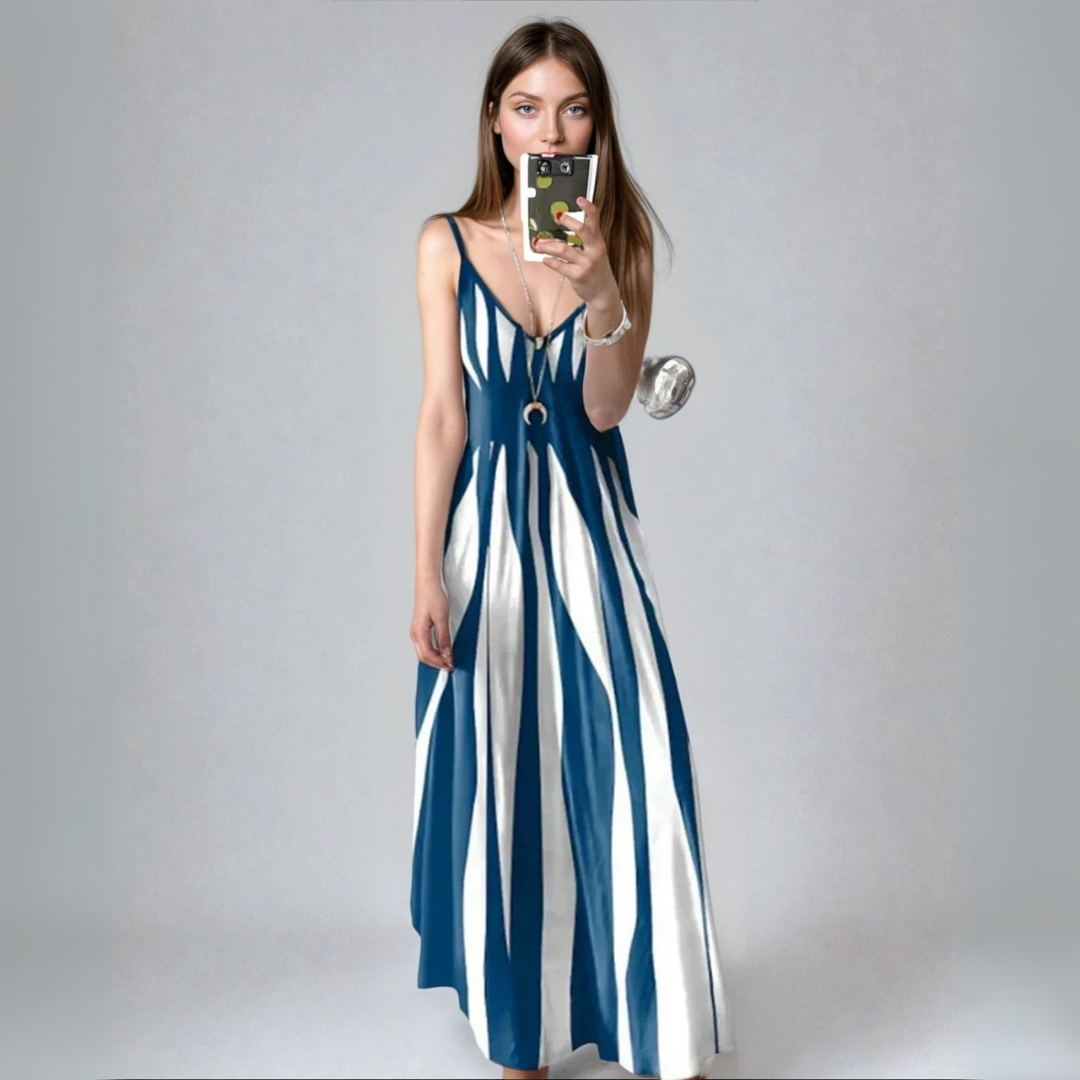 Carinna – Rochie de Damă Maxi Casual Realizată Manual