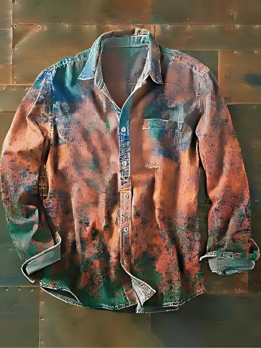 Evan | Cămașă elegantă cu buzunar util