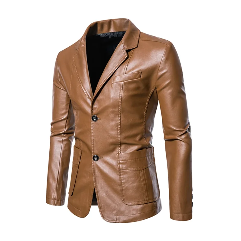 Rasmus™ Urban – Blazer Slim-Fit din Piele Ecologică (mai multe culori)