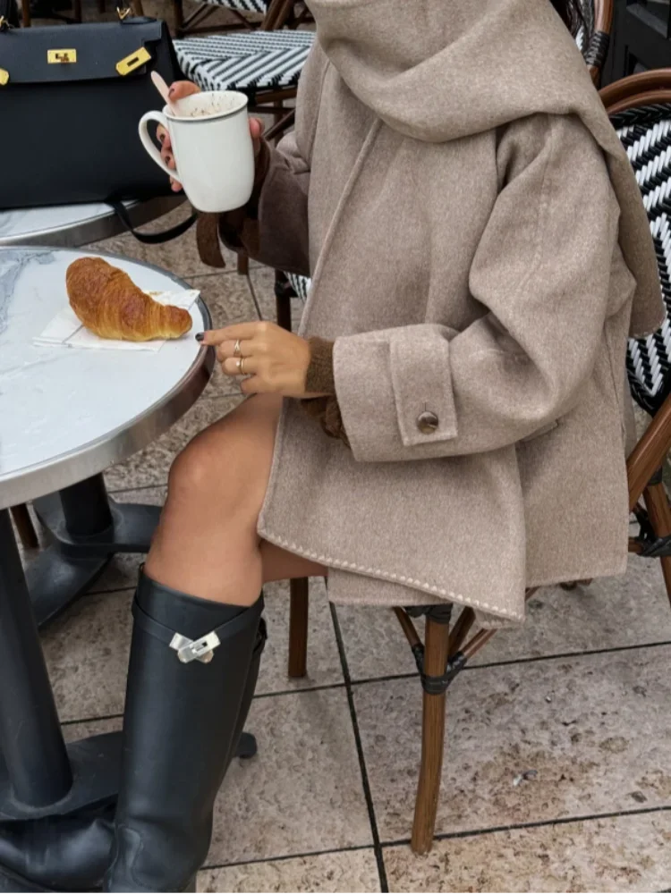 Camilla - Palton din lână oversized, atemporal