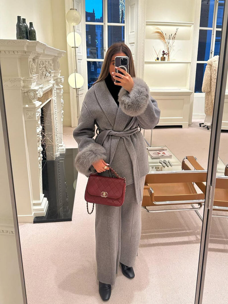Grace – Palton de Damă Elegant din Blană Sintetică