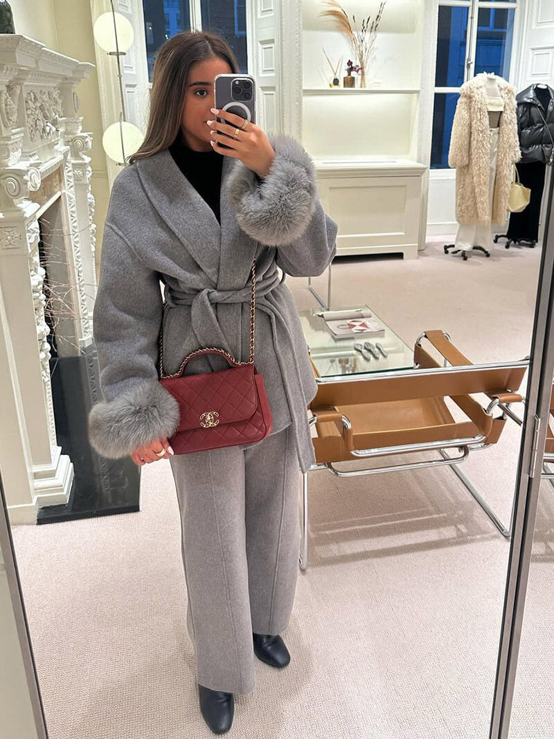 Grace – Palton de Damă Elegant din Blană Sintetică