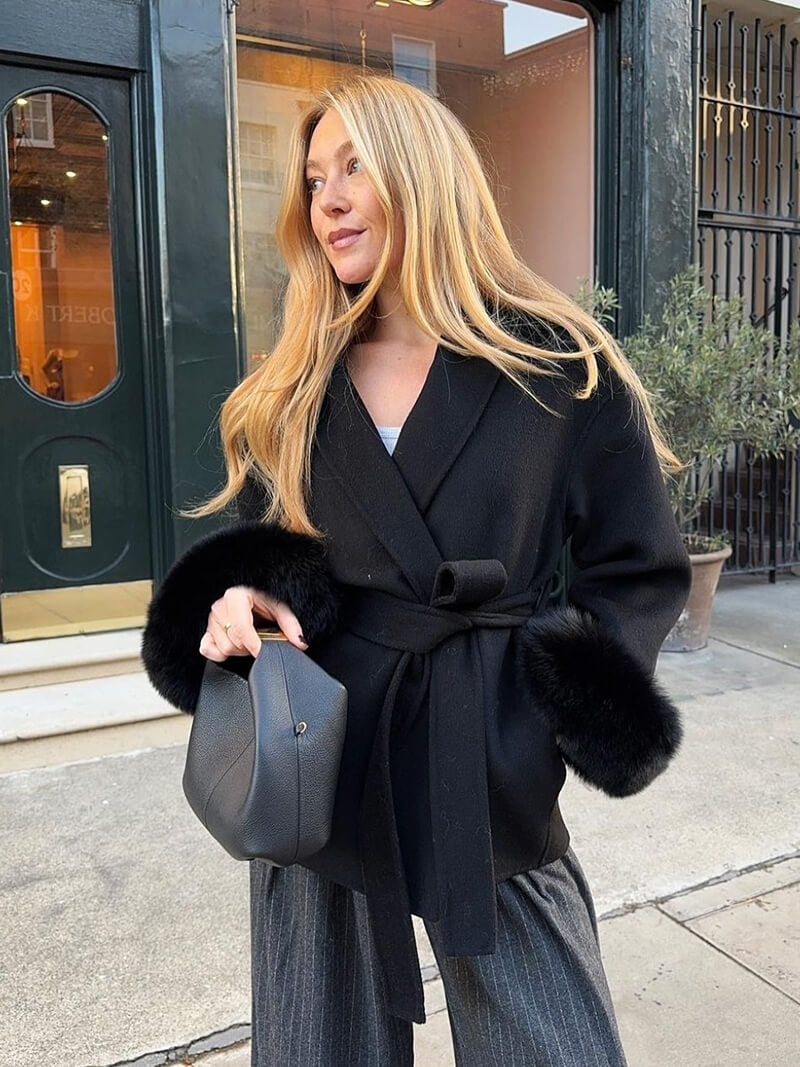 Grace – Palton de Damă Elegant din Blană Sintetică