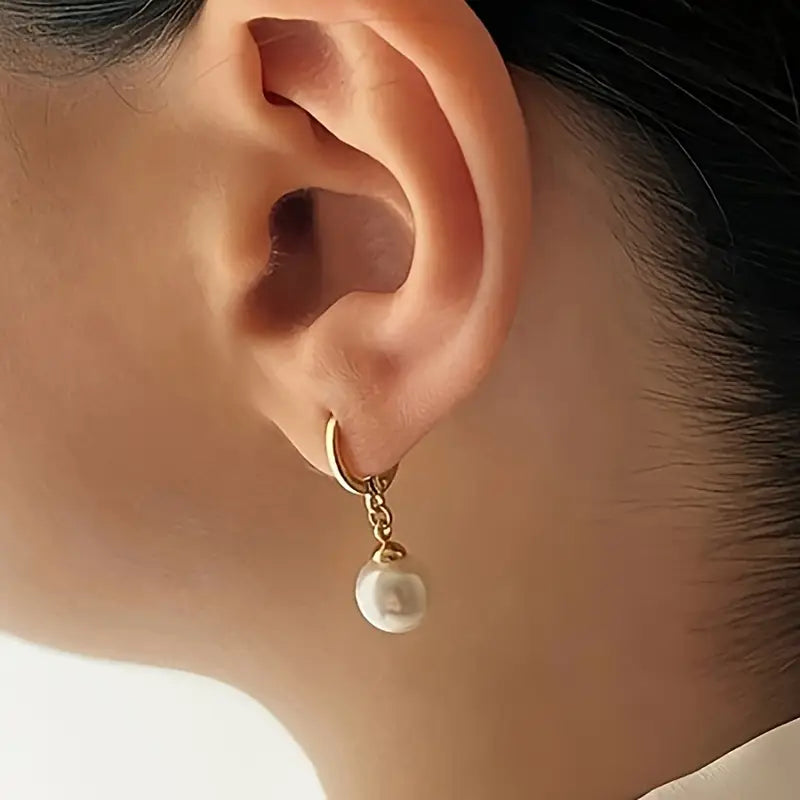 Set de bijuterii cu perle Golden Grace