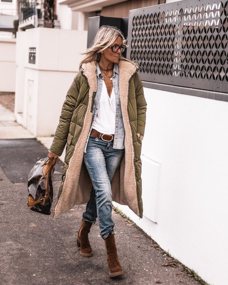 Arana – Parka de Damă Dublă cu Căptușeală Sherpa și Stil Matlasat